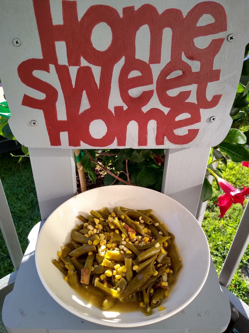 Blessed With Fresh Green Beans and Bacon