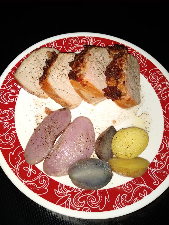 Happy Thanksgiving! Enjoy With Pork Loin and Buttered Potatoes