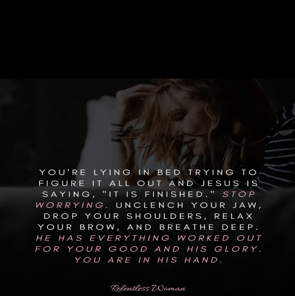 Give It To God And Go To&nbsp;Sleep